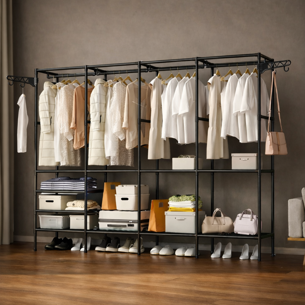 Arara Organizadora Portátil Dobrável