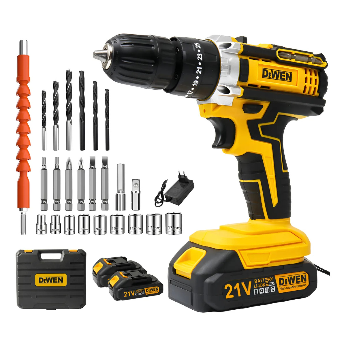 Furadeira sem Fio 21v + ACESSÓRIOS EXCLUSIVOS