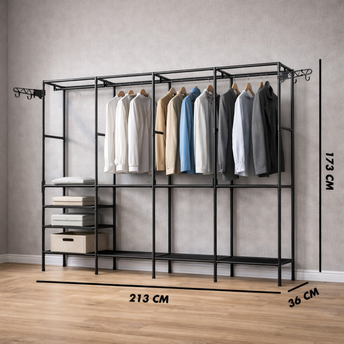 Arara Organizadora Portátil Dobrável