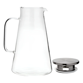 Jarra Vidro Borossilicato com Tampa Inox 1,8 Litros