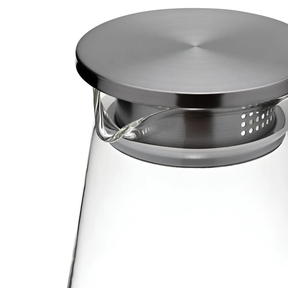 Jarra Vidro Borossilicato com Tampa Inox 1,8 Litros