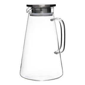 Jarra Vidro Borossilicato com Tampa Inox 1,8 Litros